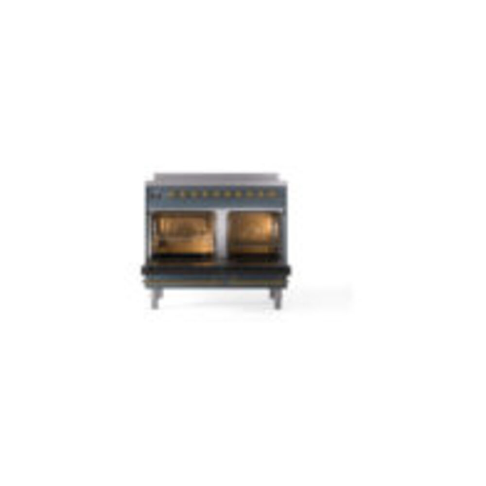 ILVE_UNDI406QNMPBGG_Nostalgie_II_60"_Dual_Fuel_Range_oven_door_opened