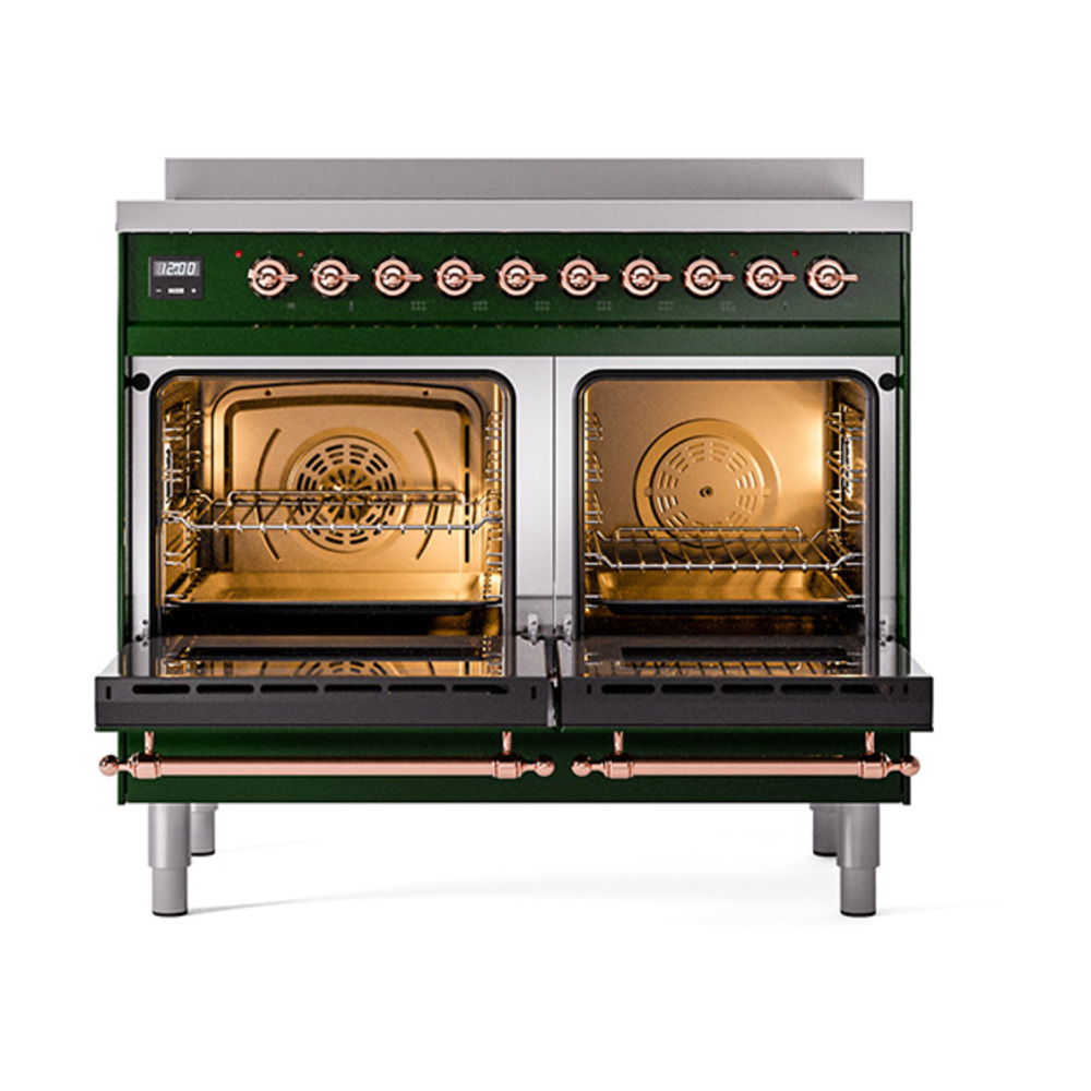 ILVE_UNDI406QNMPEGP_Nostalgie_II_60"_Dual_Fuel_Range_oven_door_opened