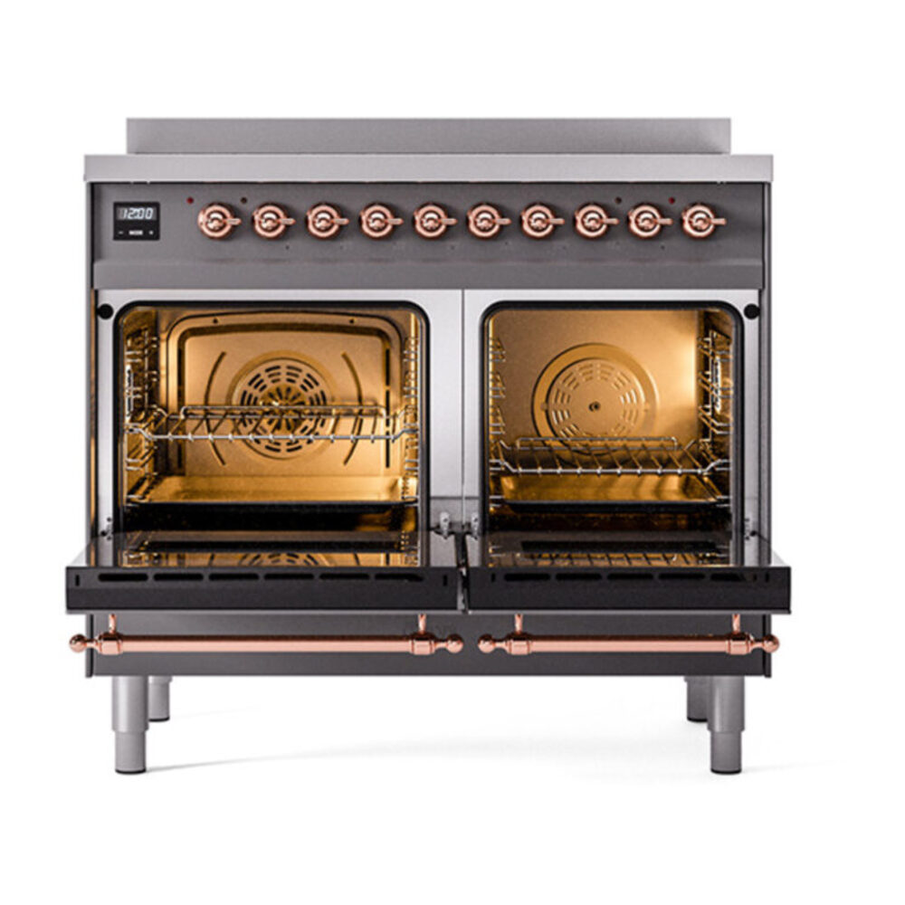 ILVE_UNDI406QNMPMGP_Nostalgie_II_60"_Dual_Fuel_Range_oven_door_opened