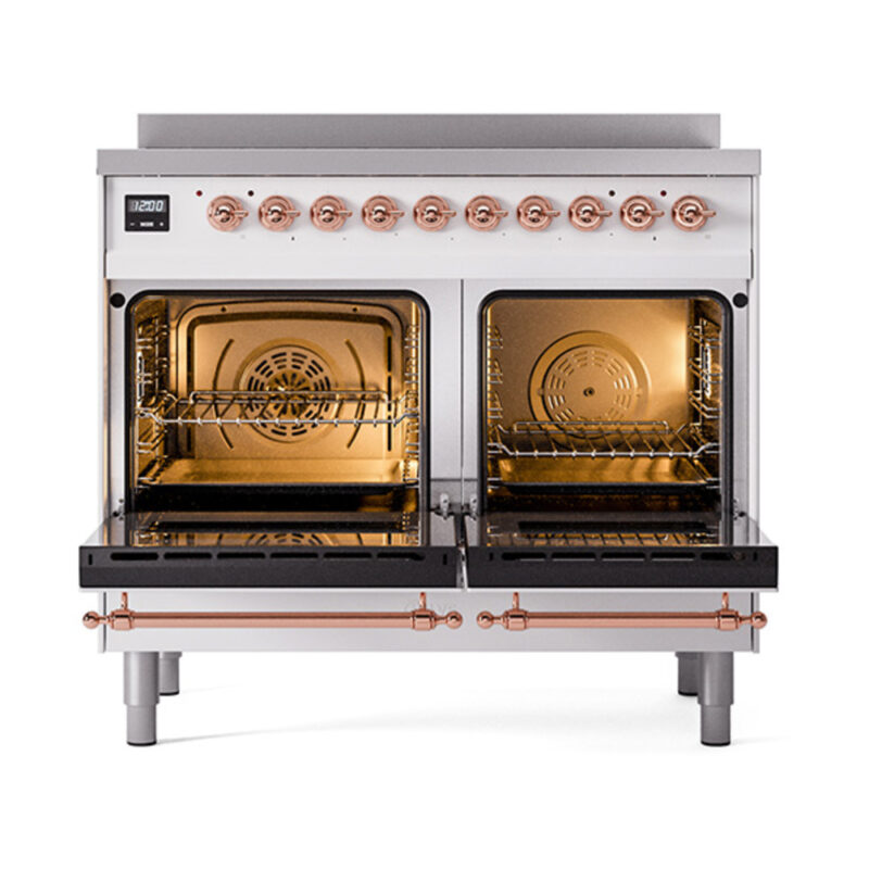 ILVE_UNDI406QNMPRAP_Nostalgie_II_60"_Dual_Fuel_Range_oven_door_opened