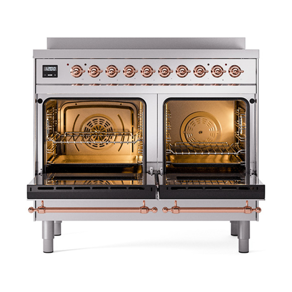 ILVE_UNDI406QNMPSSP_Nostalgie_II_60"_Dual_Fuel_Range_oven_door_opened