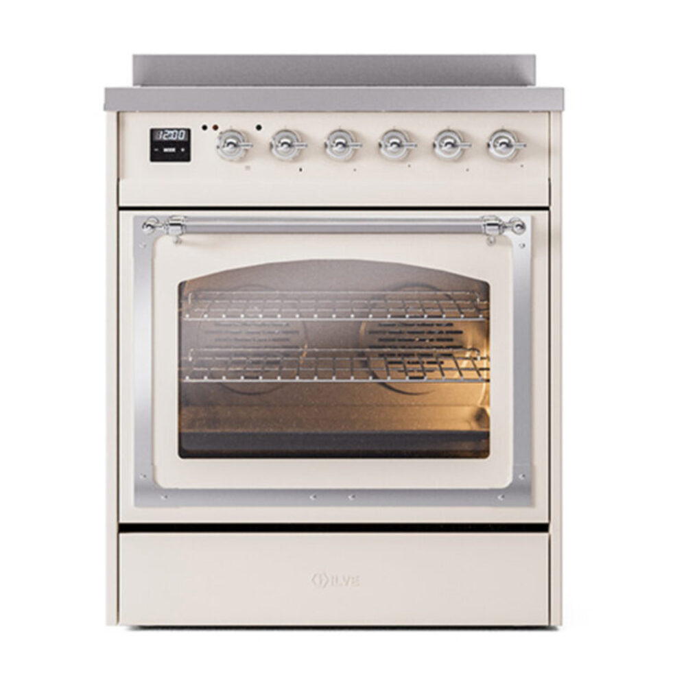 ILVE_UNI304NMPAWC_Nostalgie_II_30"_Induction_Range_front_view