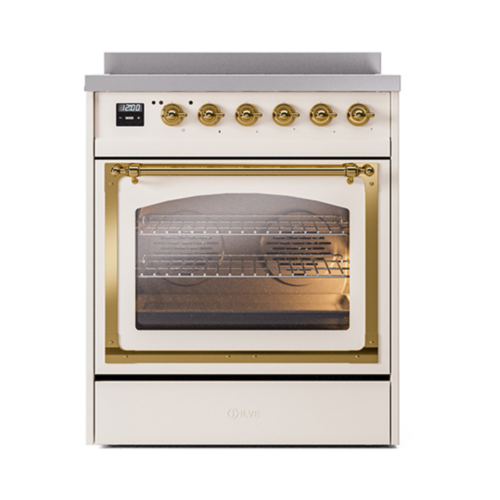 ILVE_UNI304NMPAWG_Nostalgie_II_30"_Induction_Range_front_view