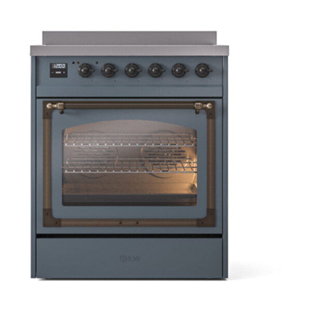 ILVE_UNI304NMPBGB_Nostalgie_II_30"_Induction_Range_front_view