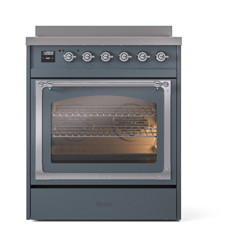 ILVE_UNI304NMPBGC_Nostalgie_II_30"_Induction_Range_front_view