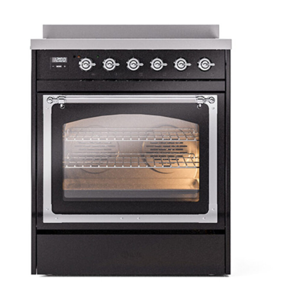 ILVE_UNI304NMPBKC_Nostalgie_II_30"_Induction_Range_front_view