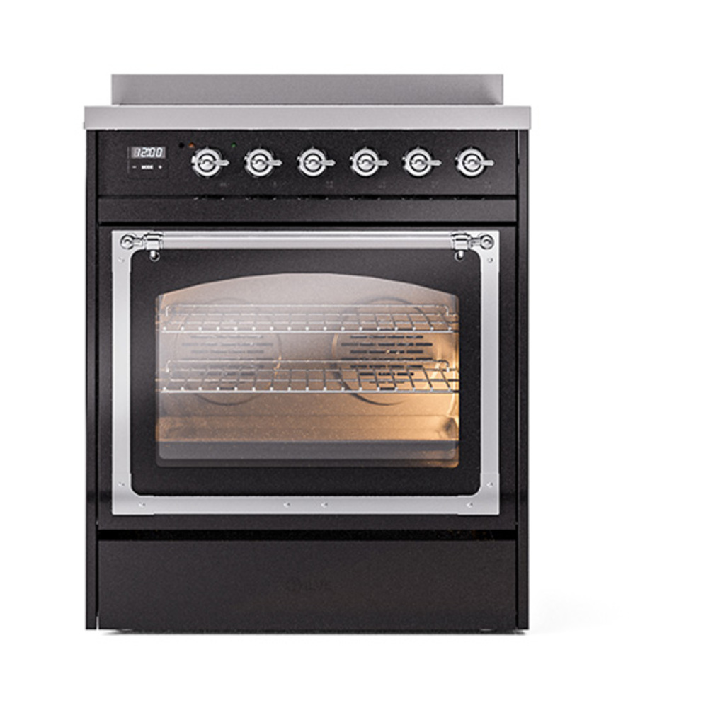 ILVE_UNI304NMPBKC_Nostalgie_II_30"_Induction_Range_front_view