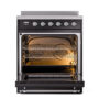 ILVE_UNI304NMPBKC_Nostalgie_II_30"_Induction_Range_oven_door_opened