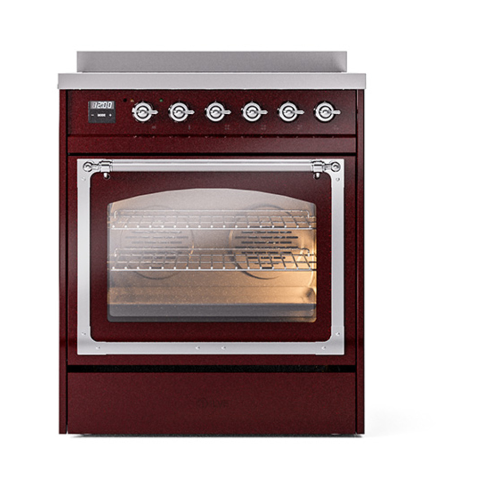 ILVE_UNI304NMPBUC_Nostalgie_II_30"_Induction_Range_front_view