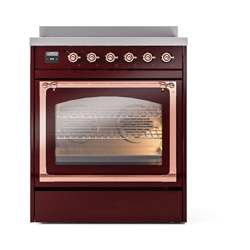 ILVE_UNI304NMPBUP_Nostalgie_II_30"_Induction_Range_front_view