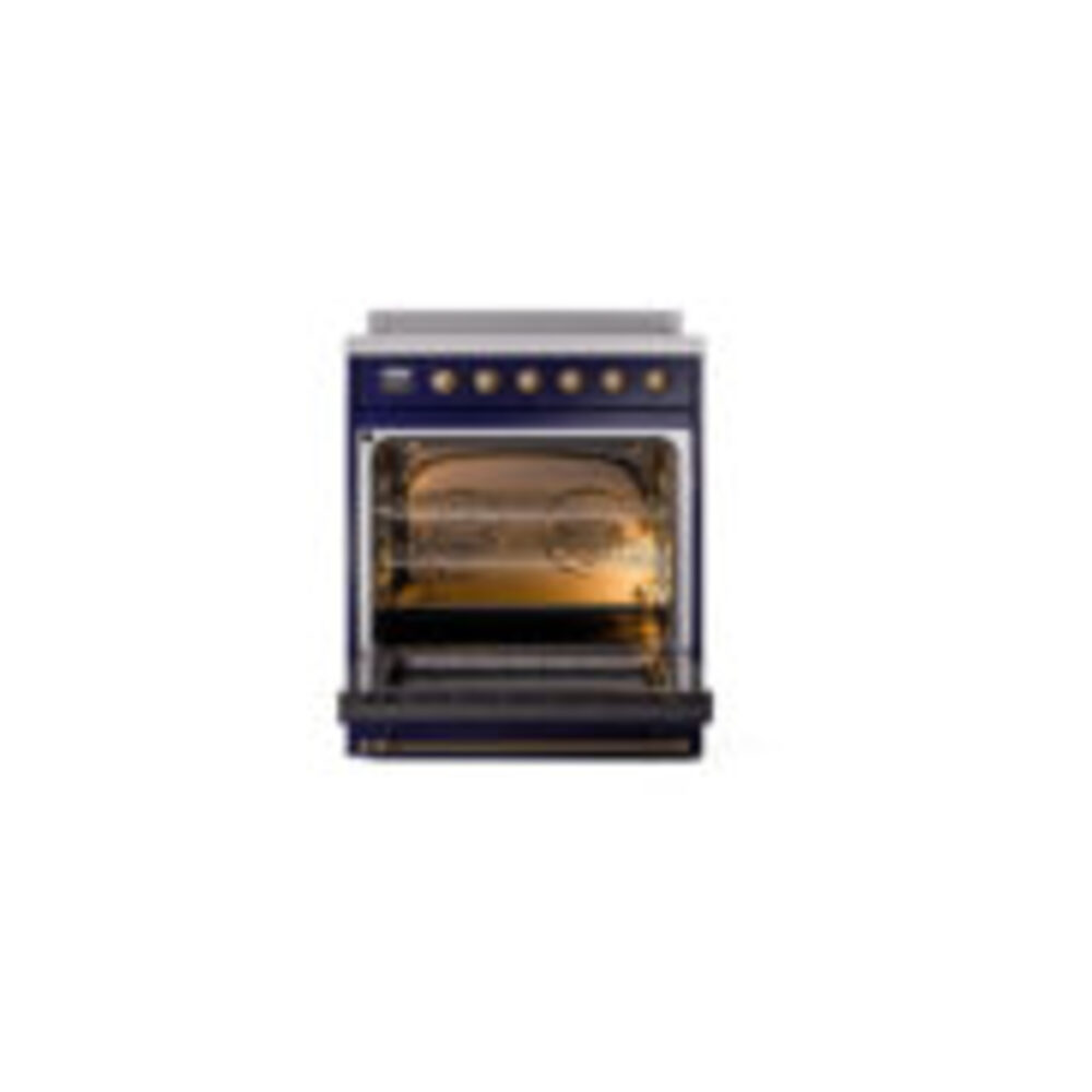 ILVE_UNI304NMPMBB_Nostalgie_II_30"_Induction_Range_oven_door_opened