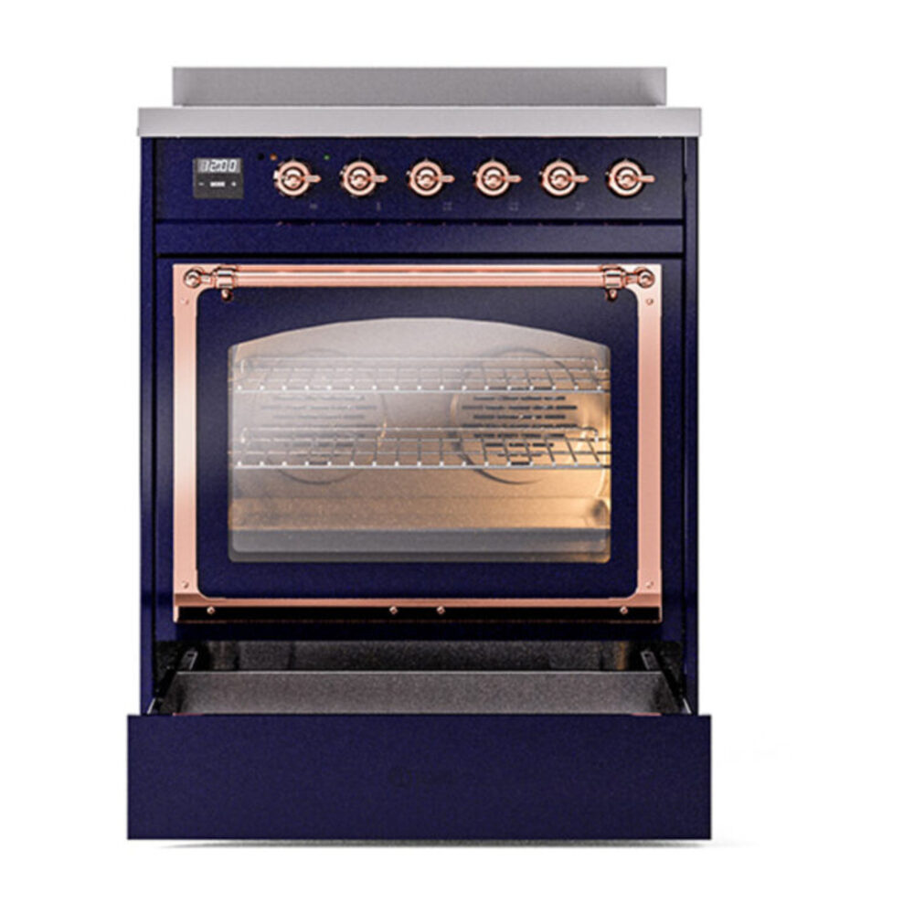 ILVE_UNI304NMPMBP_Nostalgie_II_30"_Induction_Range_drawer_opened