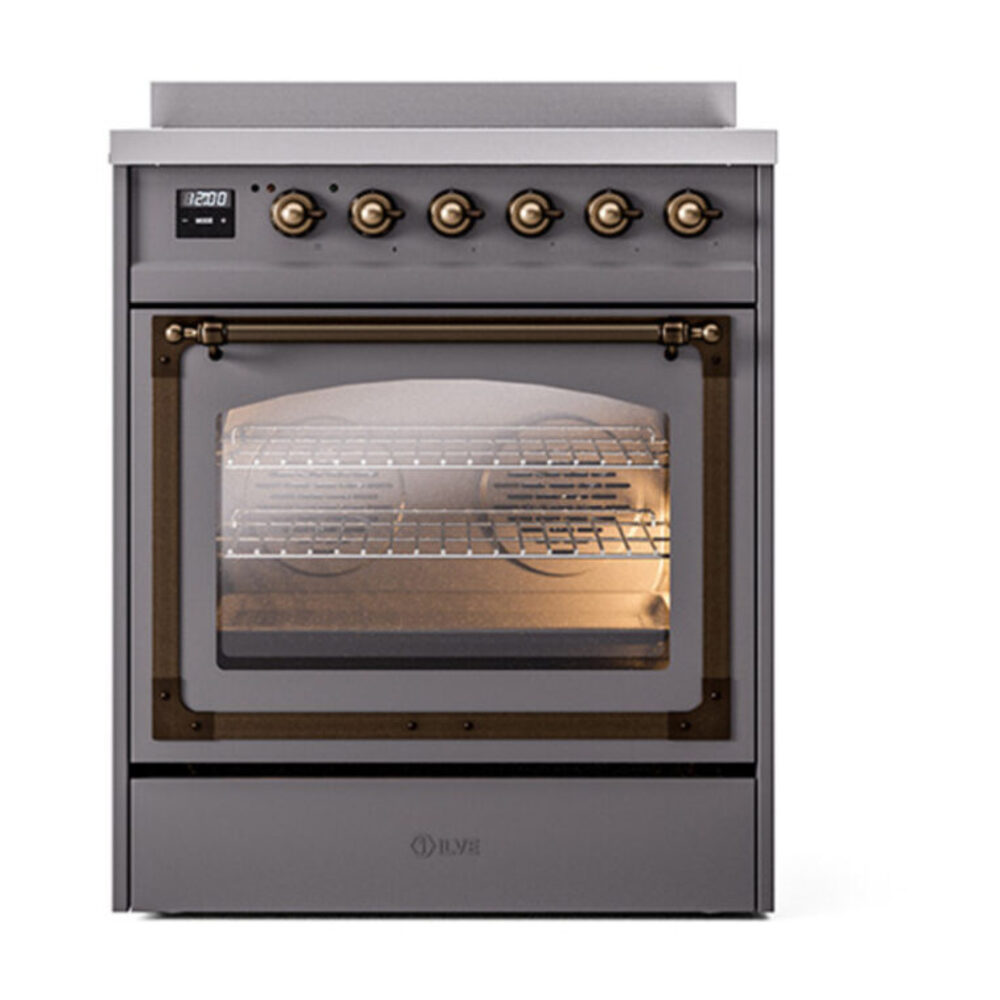 ILVE_UNI304NMPMGB_Nostalgie_II_30"_Induction_Range_front_view