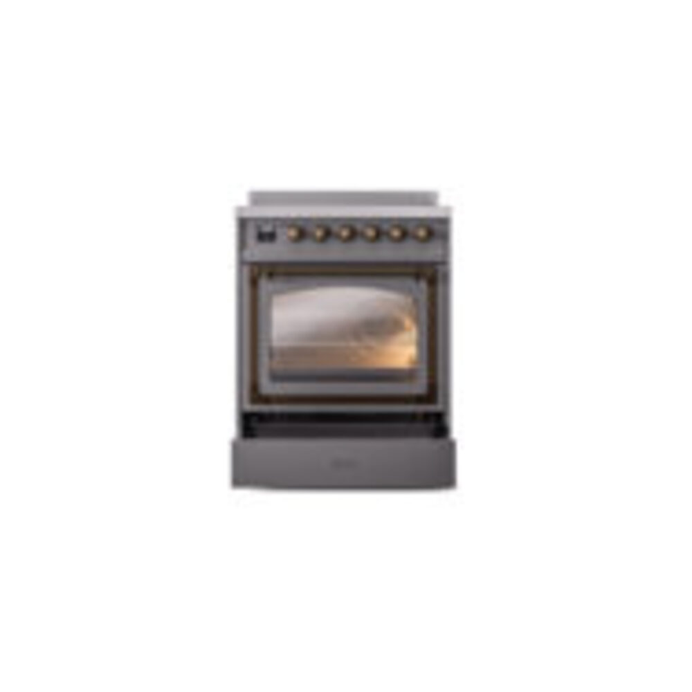 ILVE_UNI304NMPMGB_Nostalgie_II_30"_Induction_Range_drawer_opened