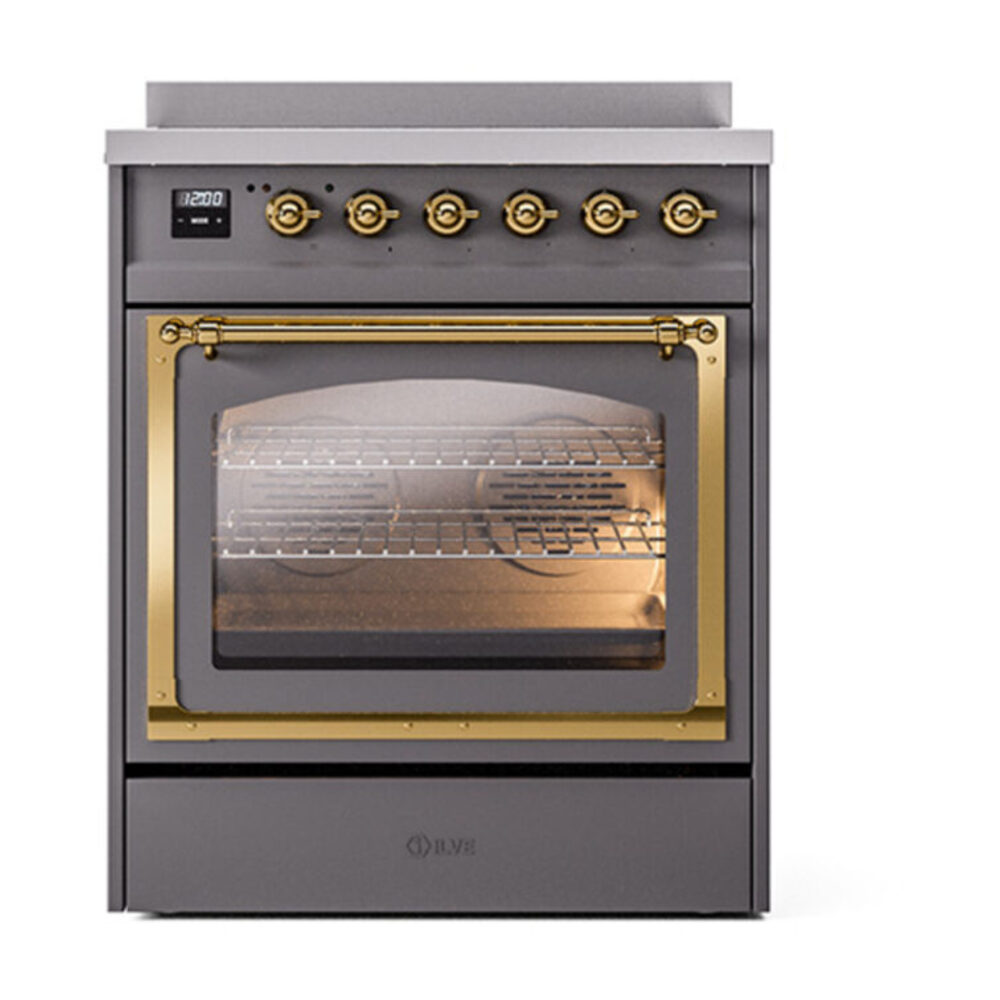 ILVE_UNI304NMPMGG_Nostalgie_II_30"_Induction_Range_front_view