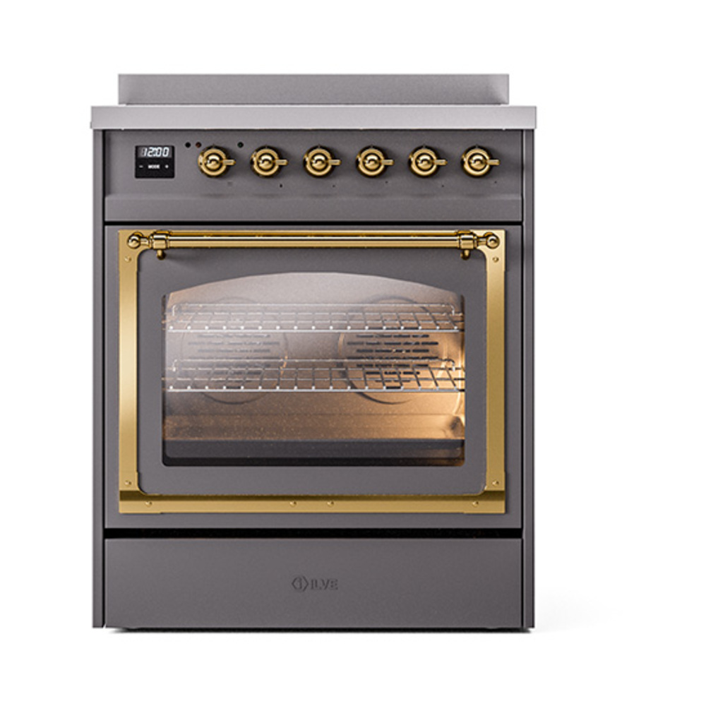 ILVE_UNI304NMPMGG_Nostalgie_II_30"_Induction_Range_front_view