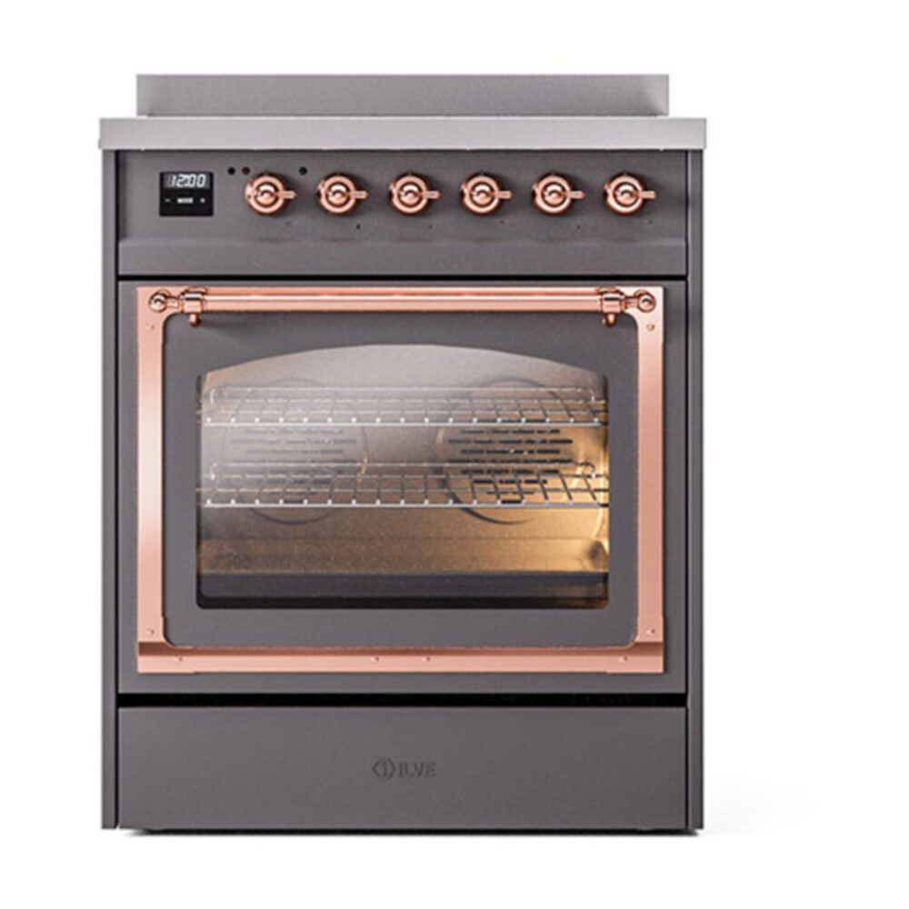 ILVE_UNI304NMPMGP_Nostalgie_II_30"_Induction_Range_front_view