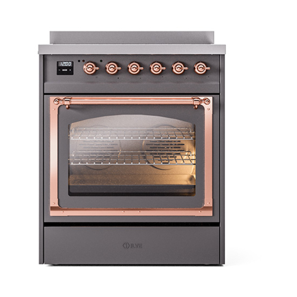 ILVE_UNI304NMPMGP_Nostalgie_II_30"_Induction_Range_front_view