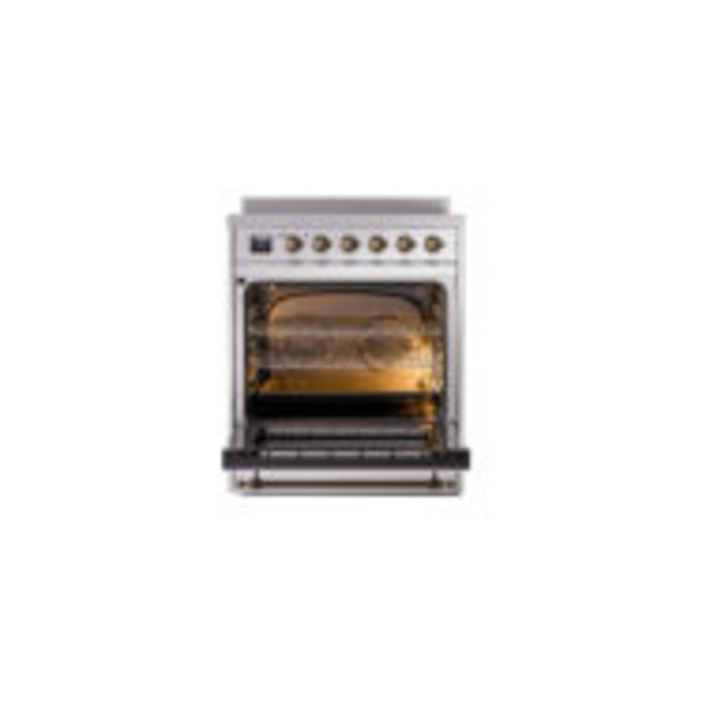 ILVE_UNI304NMPSSB_Nostalgie_II_30"_Induction_Range_oven_door_opened