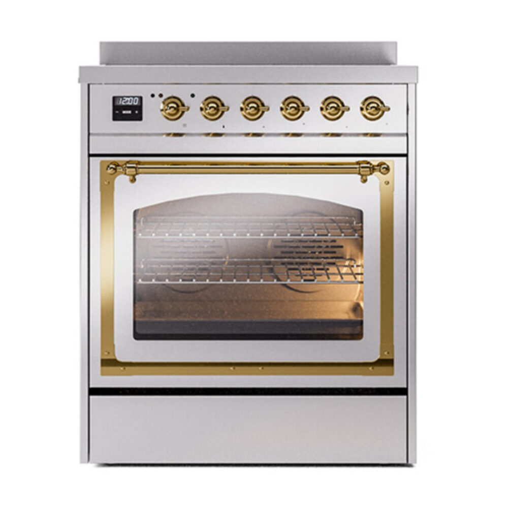 ILVE_UNI304NMPSSG_Nostalgie_II_30"_Induction_Range_front_view