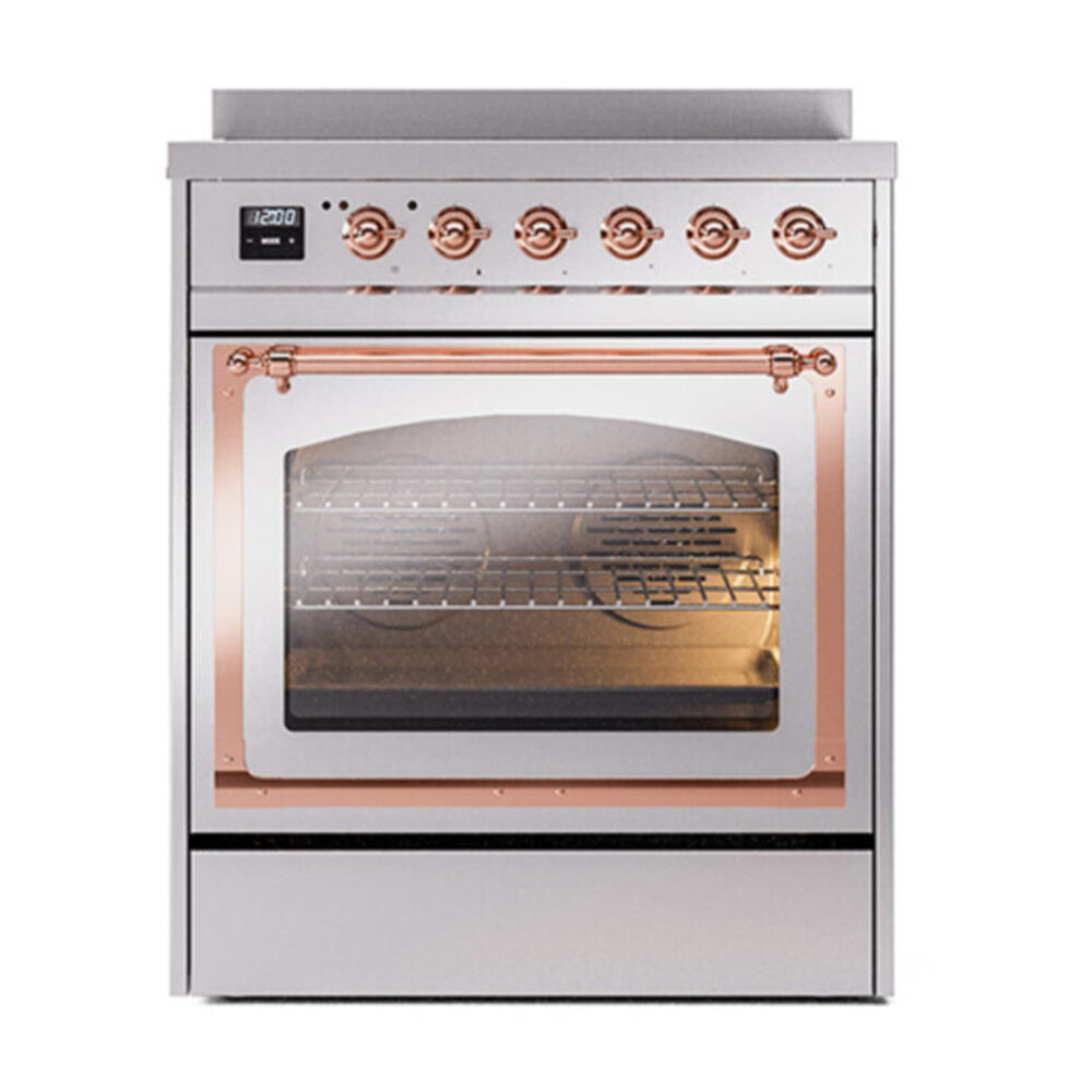 ILVE_UNI304NMPSSP_Nostalgie_II_30"_Induction_Range_front_view