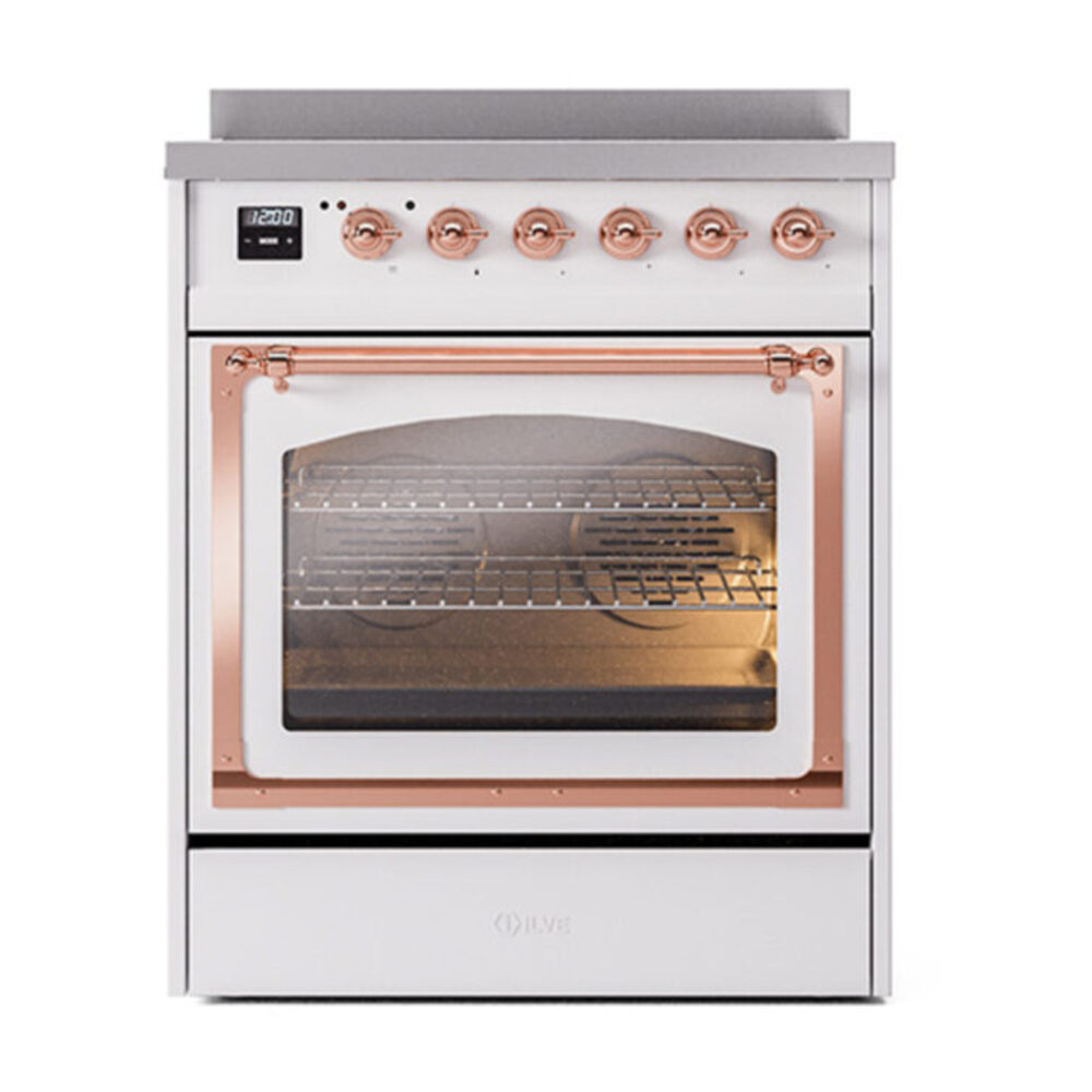 ILVE_UNI304NMPWHP_Nostalgie_II_30"_Induction_Range_front_view