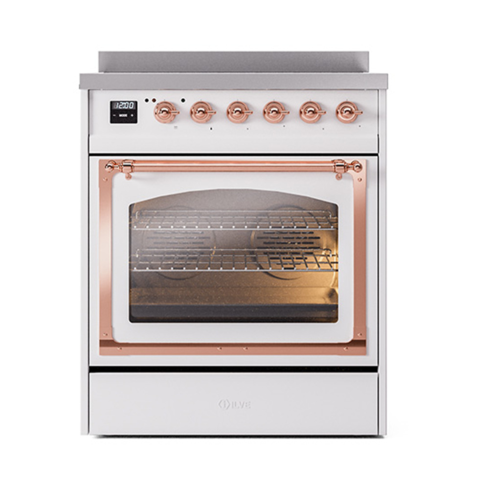 ILVE_UNI304NMPWHP_Nostalgie_II_30"_Induction_Range_front_view