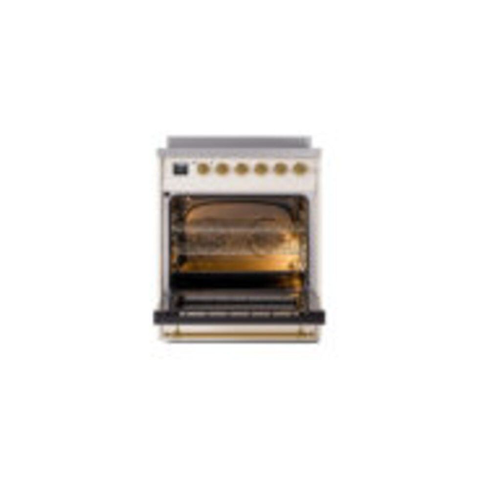 ILVE_UNI304QNMPAWG_Nostalgie_II_30"_Induction_Range_oven_door_opened