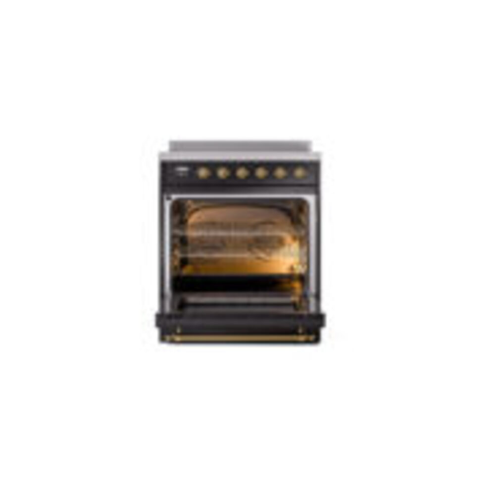 ILVE_UNI304QNMPBKG_Nostalgie_II_30"_Induction_Range_oven_door_opened