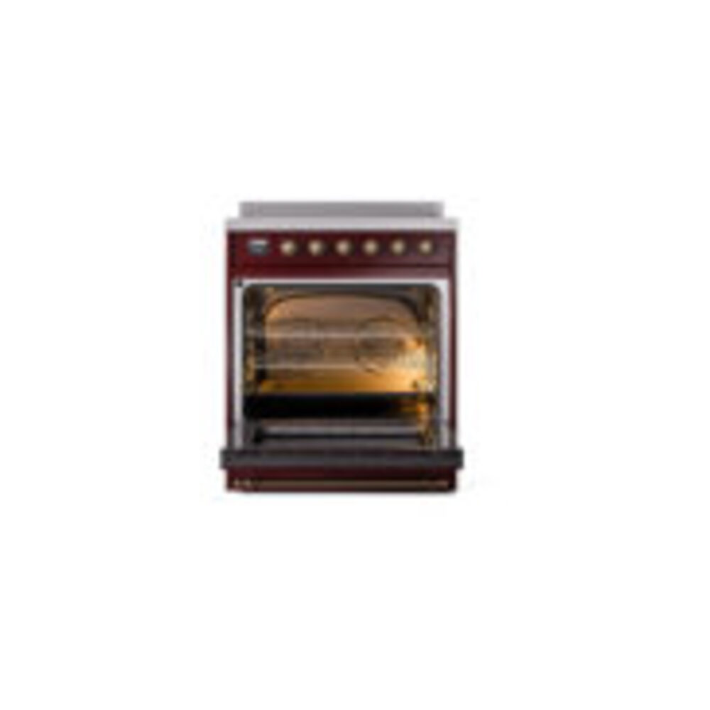 ILVE_UNI304QNMPBUB_Nostalgie_II_30"_Induction_Range_oven_door_opened
