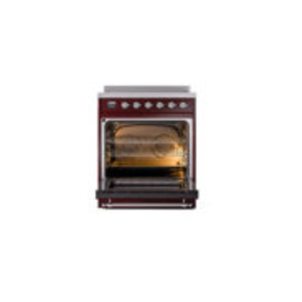 ILVE_UNI304QNMPBUC_Nostalgie_II_30"_Induction_Range_oven_door_opened