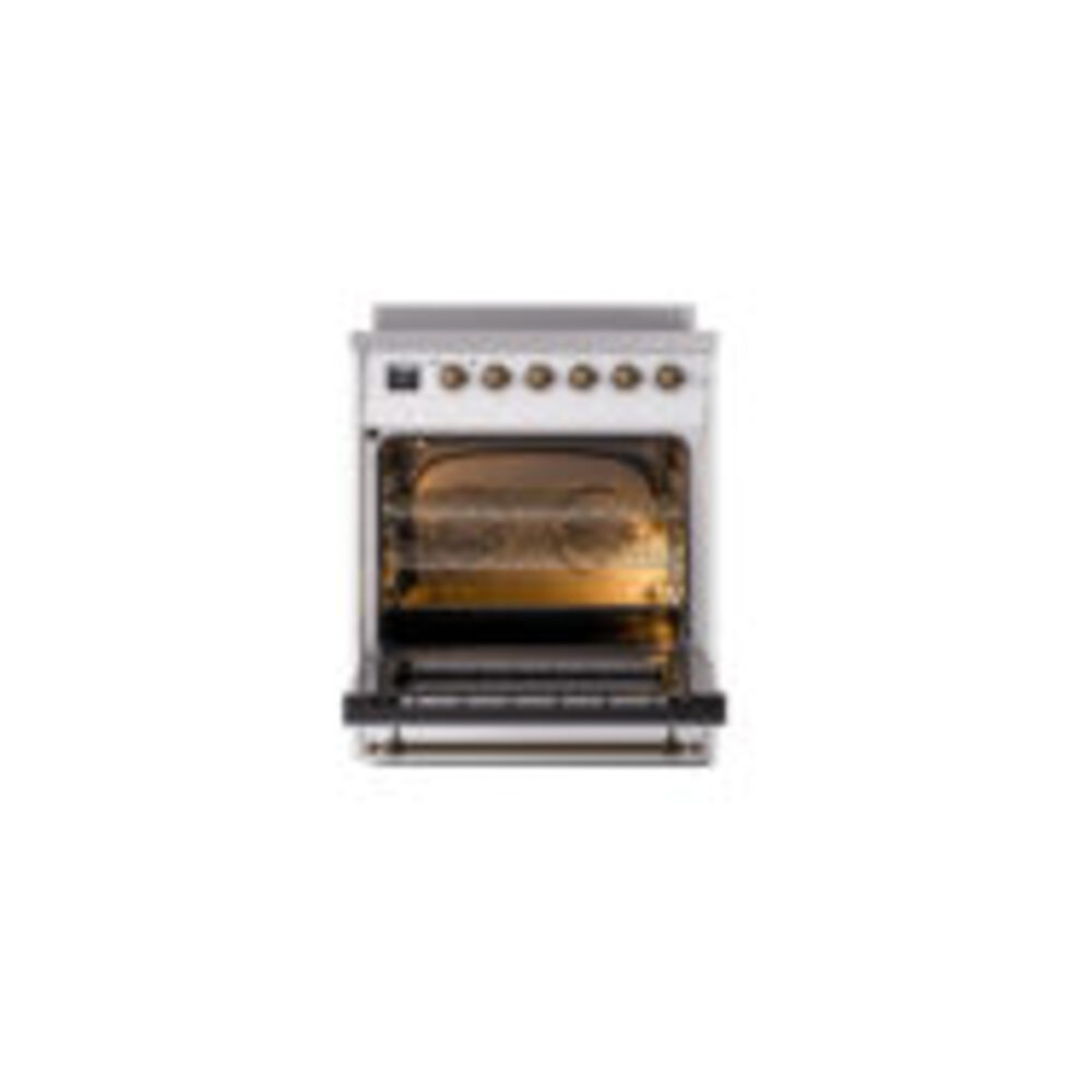 ILVE_UNI304QNMPRAB_Nostalgie_II_30"_Induction_Range_oven_door_opened