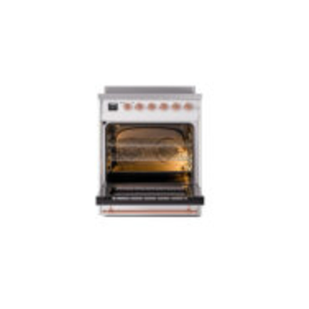 ILVE_UNI304QNMPRAP_Nostalgie_II_30"_Induction_Range_oven_door_opened