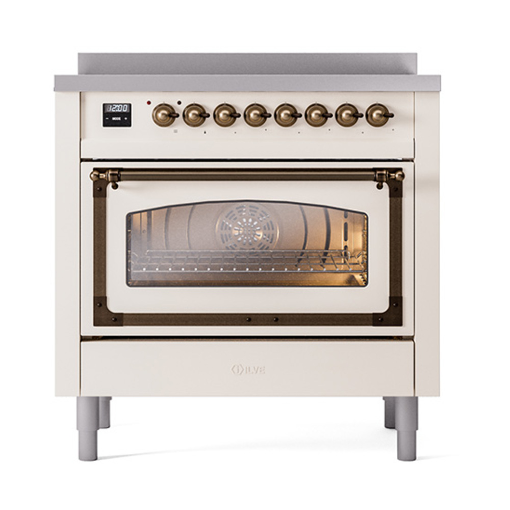 ILVE_UNI366NMPAWB_Nostalgie_II_36"_Induction_Range_front_view