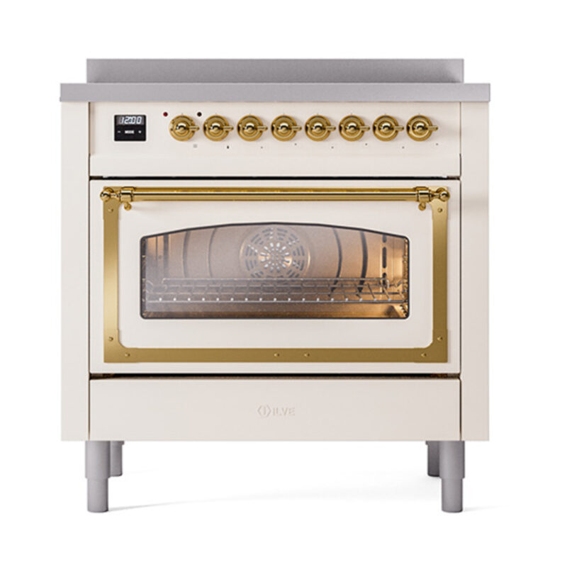 ILVE_UNI366NMPAWG_Nostalgie_II_36"_Induction_Range_front_view