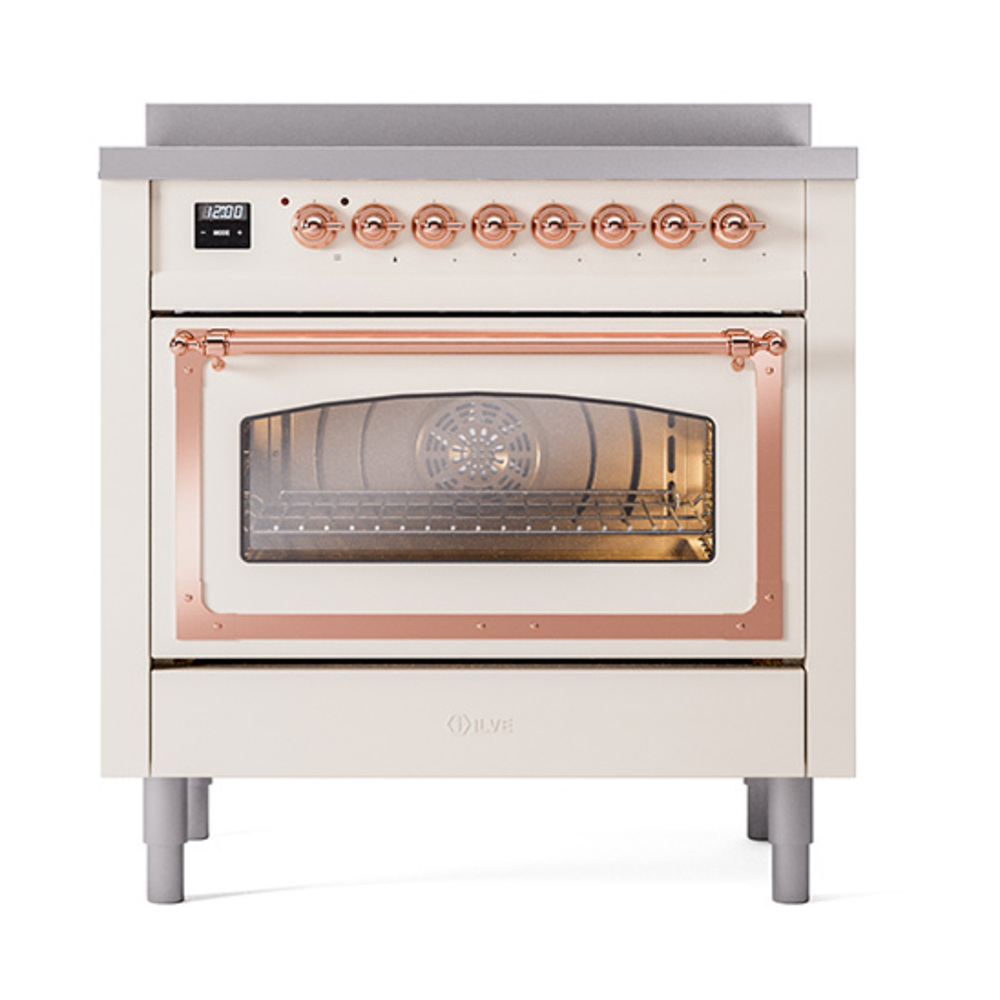 ILVE_UNI366NMPAWP_Nostalgie_II_36"_Induction_Range_front_view