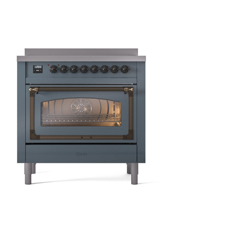 ILVE_UNI366NMPBGB_Nostalgie_II_36"_Induction_Range_front_view