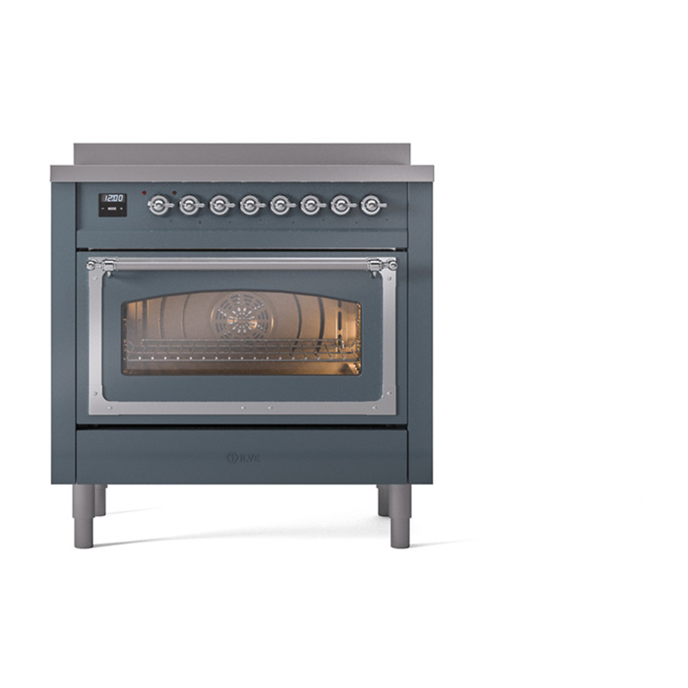 ILVE_UNI366NMPBGC_Nostalgie_II_36"_Induction_Range_front_view