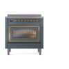 ILVE_UNI366NMPBGG_Nostalgie_II_36"_Induction_Range_front_view