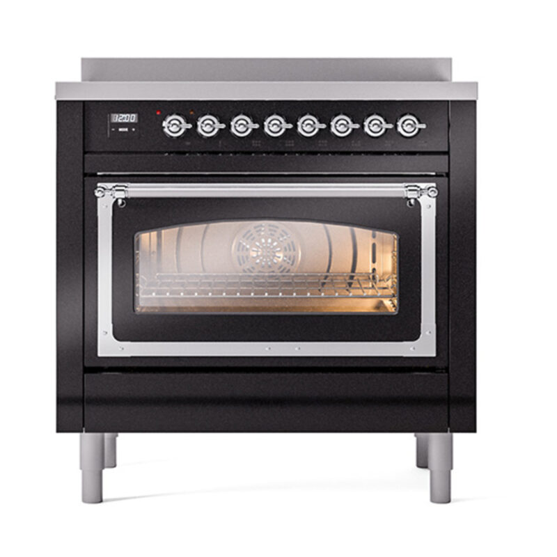 ILVE_UNI366NMPBKC_Nostalgie_II_36"_Induction_Range_front_view