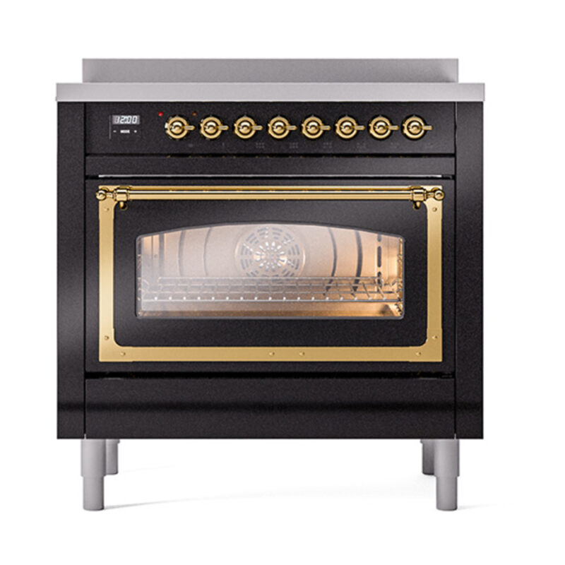 ILVE_UNI366NMPBKG_Nostalgie_II_36"_Induction_Range_front_view