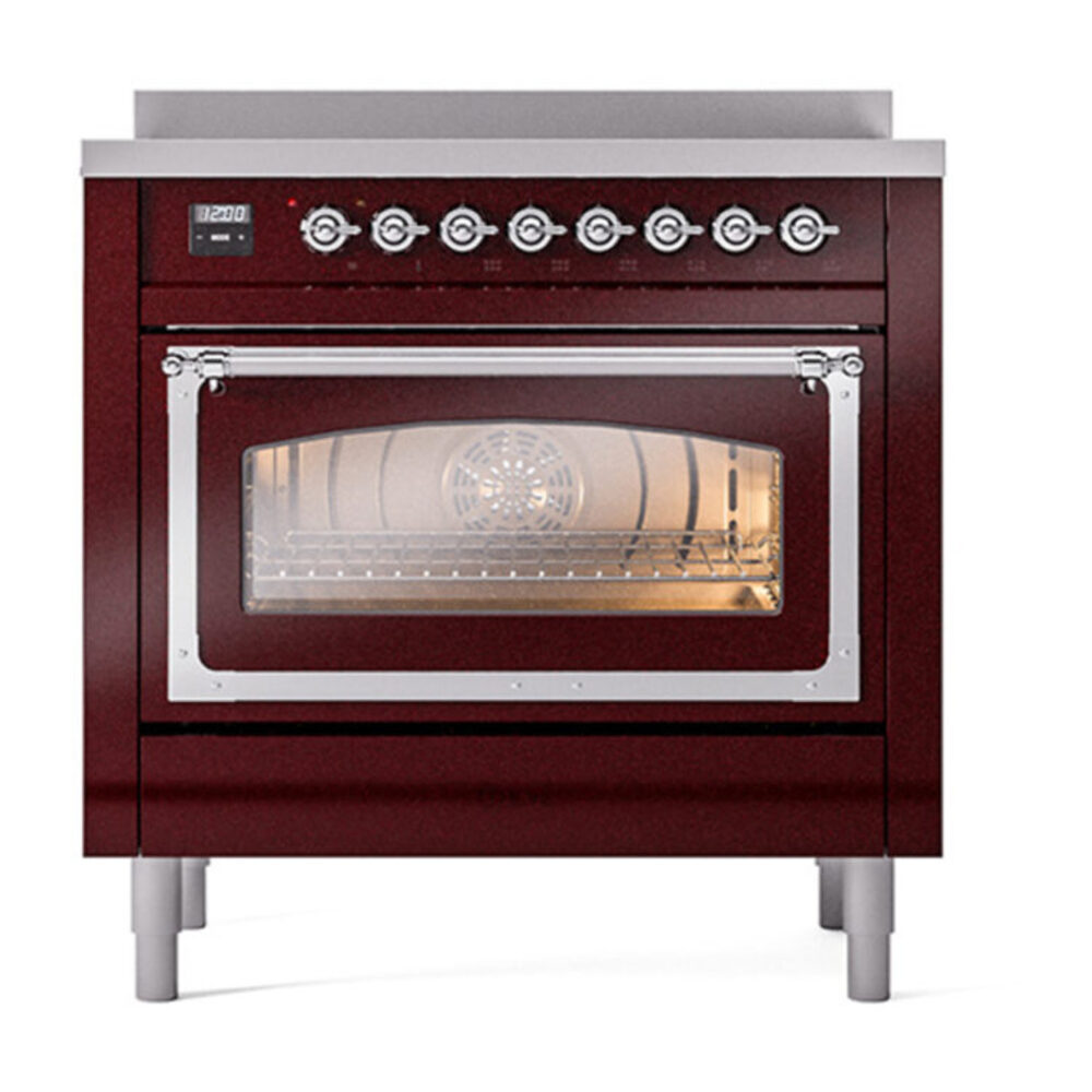 ILVE_UNI366NMPBUC_Nostalgie_II_36"_Induction_Range_front_view