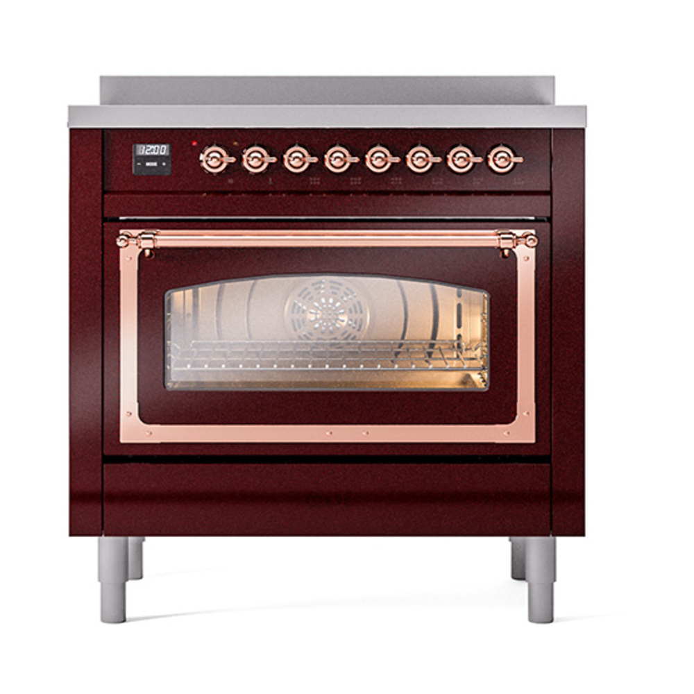 ILVE_UNI366NMPBUP_Nostalgie_II_36"_Induction_Range_front_view