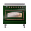 ILVE_UNI366NMPEGB_Nostalgie_II_36"_Induction_Range_front_view