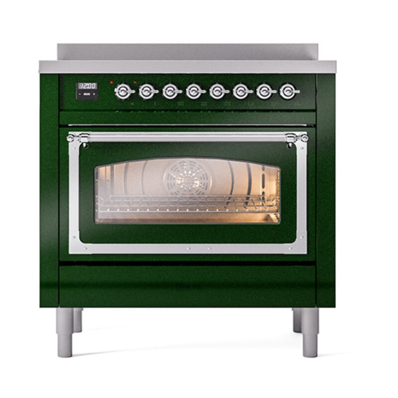 ILVE_UNI366NMPEGC_Nostalgie_II_36"_Induction_Range_front_view