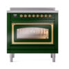 ILVE_UNI366NMPEGG_Nostalgie_II_36"_Induction_Range_front_view