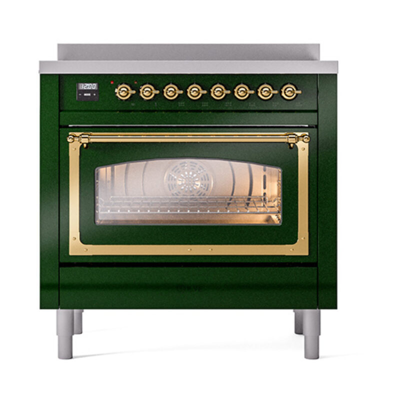 ILVE_UNI366NMPEGG_Nostalgie_II_36"_Induction_Range_front_view