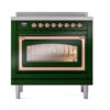 ILVE_UNI366NMPEGP_Nostalgie_II_36"_Induction_Range_front_view