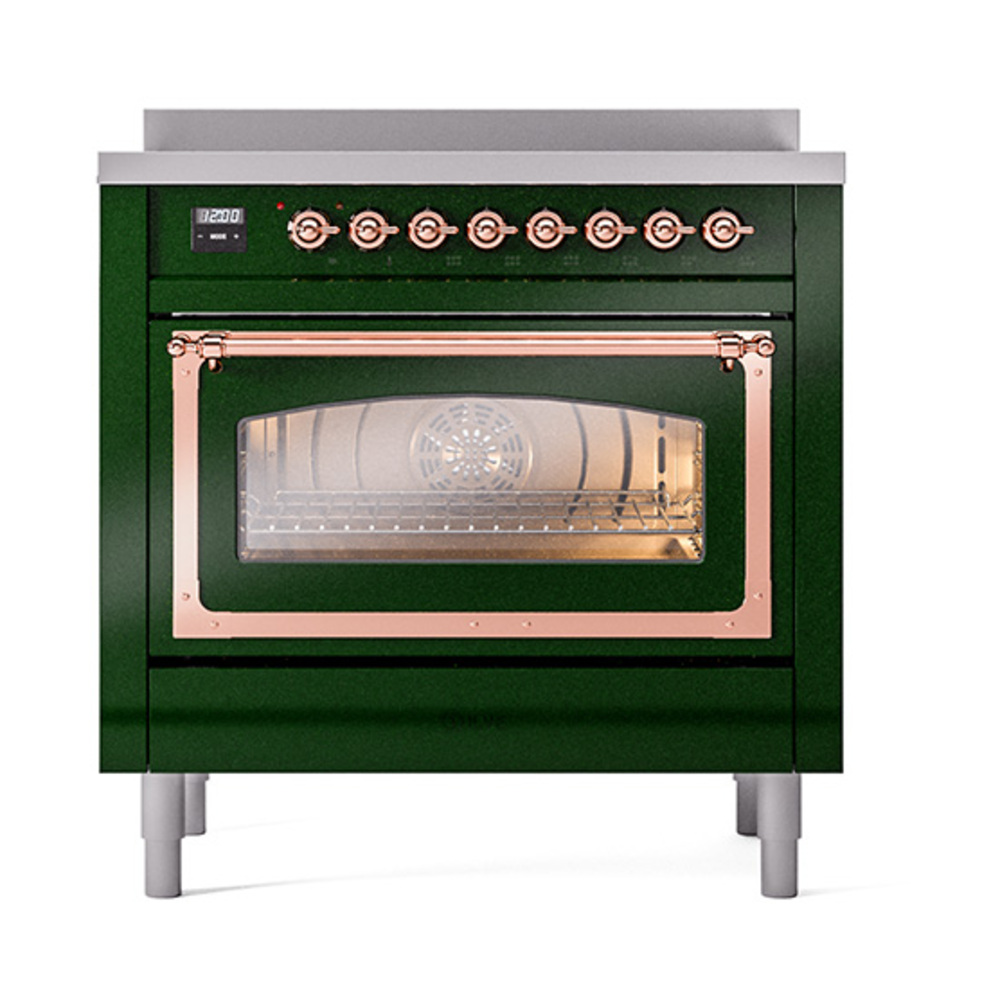 ILVE_UNI366NMPEGP_Nostalgie_II_36"_Induction_Range_front_view