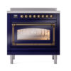 ILVE_UNI366NMPMBB_Nostalgie_II_36"_Induction_Range_front_view